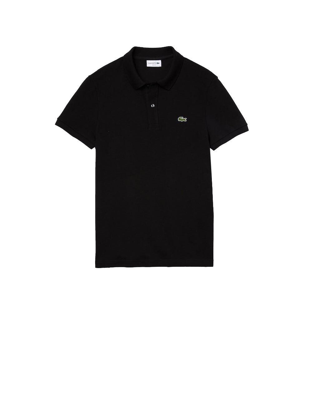 

Черная мужская футболка-поло Lacoste
