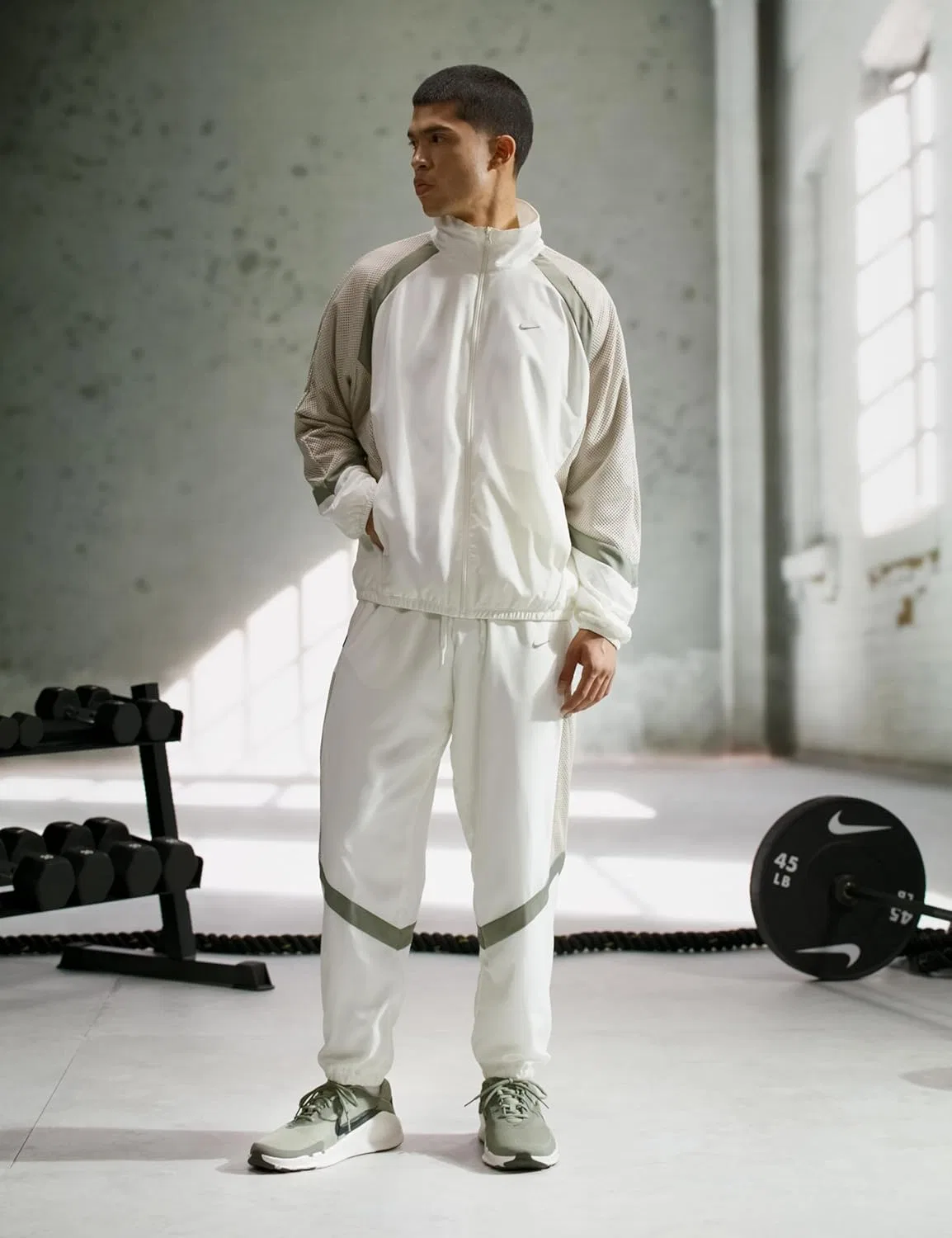 Мужские тренировочные кроссовки Nike Flex Train, Light Army Black Sequoia Phant — фото 2