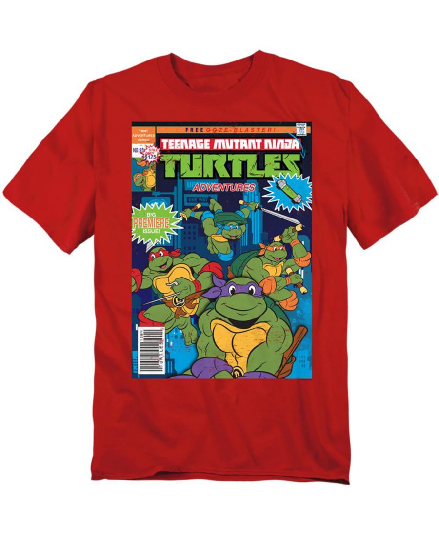 

Мужская футболка с обложкой мультсериала Приключения Черепашек-ниндзя TEENAGE MUTANT NINJA TURTLES, Red, Красный, Мужская футболка с обложкой мультсериала Приключения Черепашек-ниндзя TEENAGE MUTANT NINJA TURTLES, Red