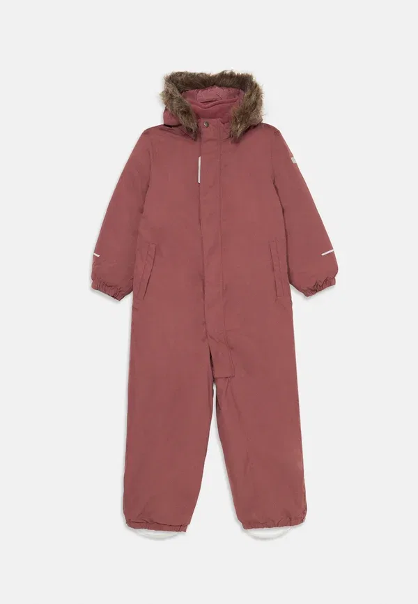Комбинезон снежный Nmnsnow suit solid snowsuit Name It, розово-коричневый — фото 3