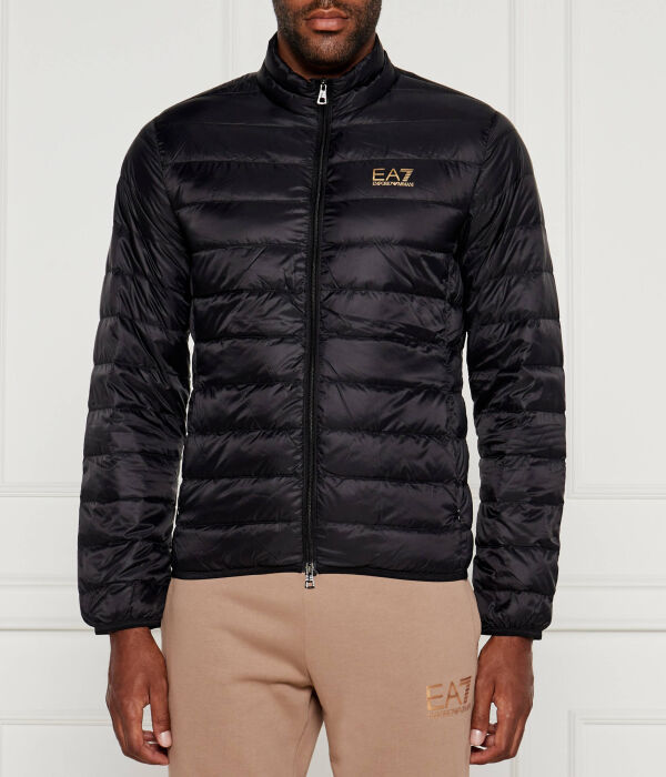 

Пуховик Ea7 Regular Fit на молнии, черный