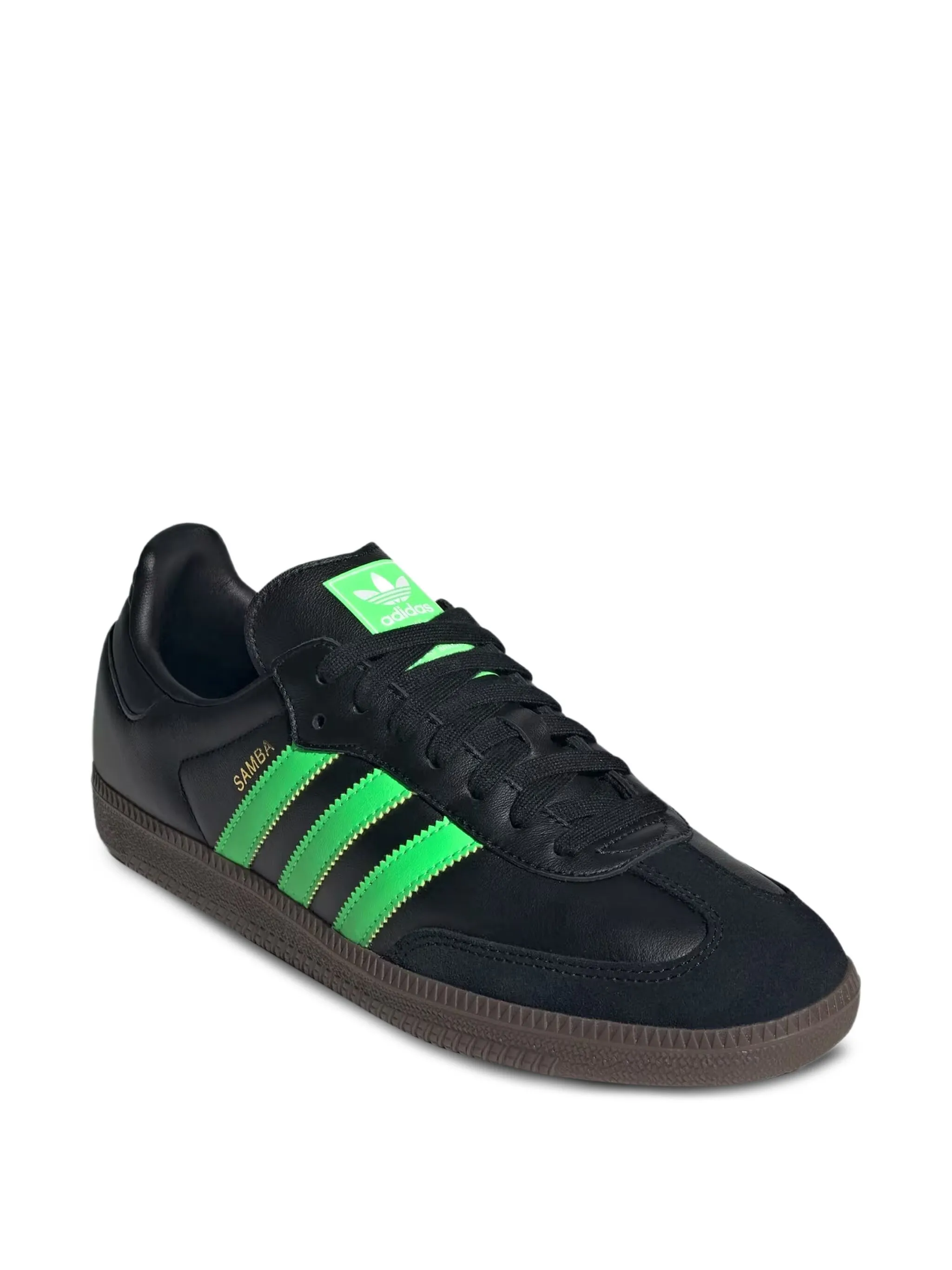 Кроссовки Samba OG Core Black/Screaming Adidas, черный — фото 2