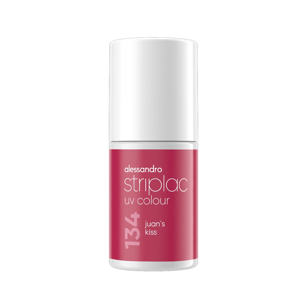 

Лак для ногтей striplac uv colour Alessandro, juan´s kiss, объем 6.5 мл