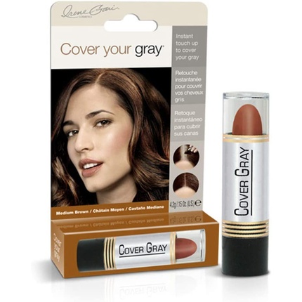 Краска для волос с эффектом подкраски, средне-коричневый Cover Your Gray