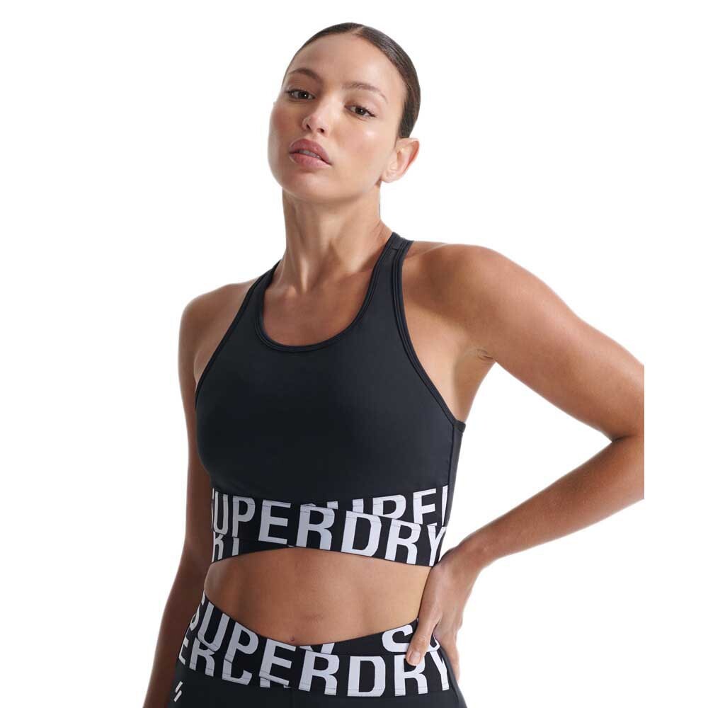 

Бюстгальтер Superdry Training Core Cross, черный