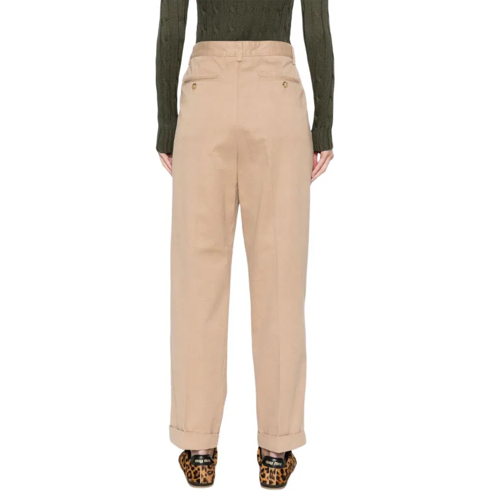 Брюки зауженные Polo Ralph Lauren, Light Beige — фото 4