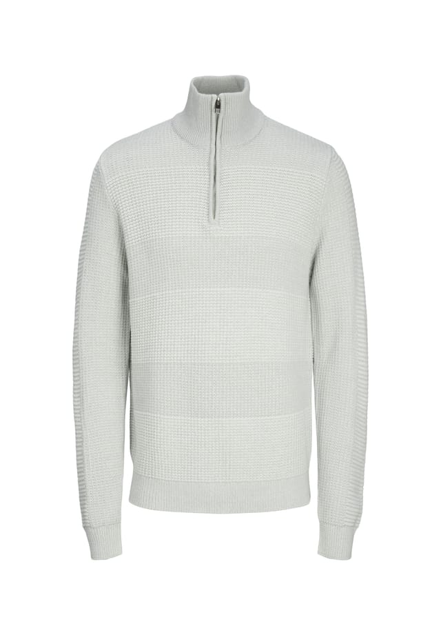 

Вязаный свитер пуловер troyer Jack & Jones, серый