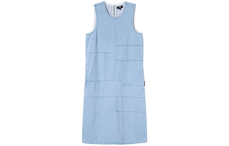 

Женское платье без рукавов Stussy, цвет Blue