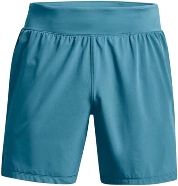 

Under Armour мужские шорты Speedpocket Linerless 7 дюймов, Blue Flannel (597)/Reflective