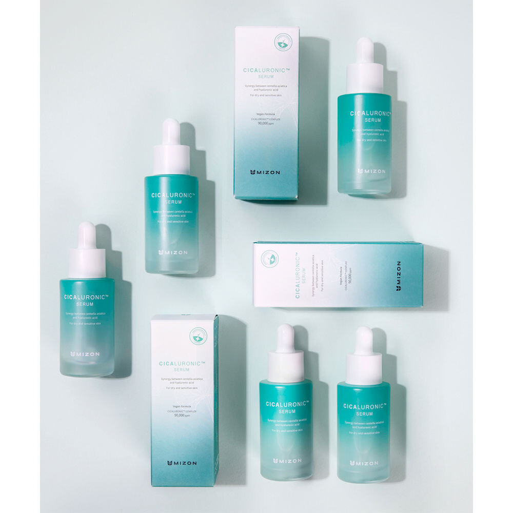 Сыворотка Mizon — Увлажняющая для ухода за лицом Cicaluronic serum, 30 мл — фото 4