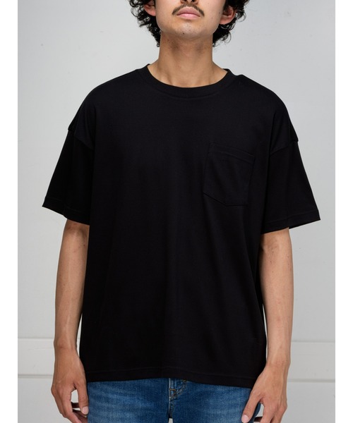 

Футболка с коротким рукавом, японский крой, LUXE TOUCH BANANA REPUBLIC FACTORY STORE, черный