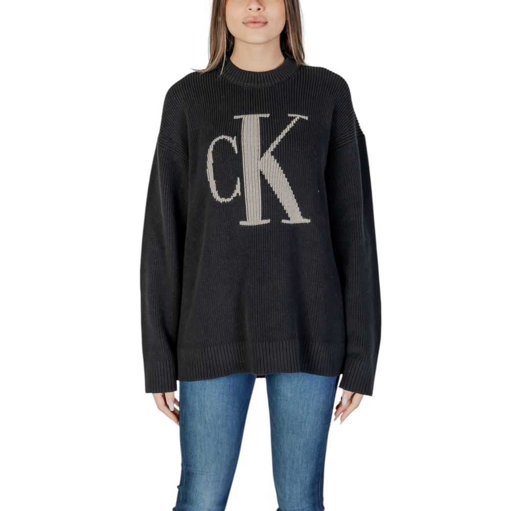

Черный свитер из органического хлопка Calvin Klein Jeans