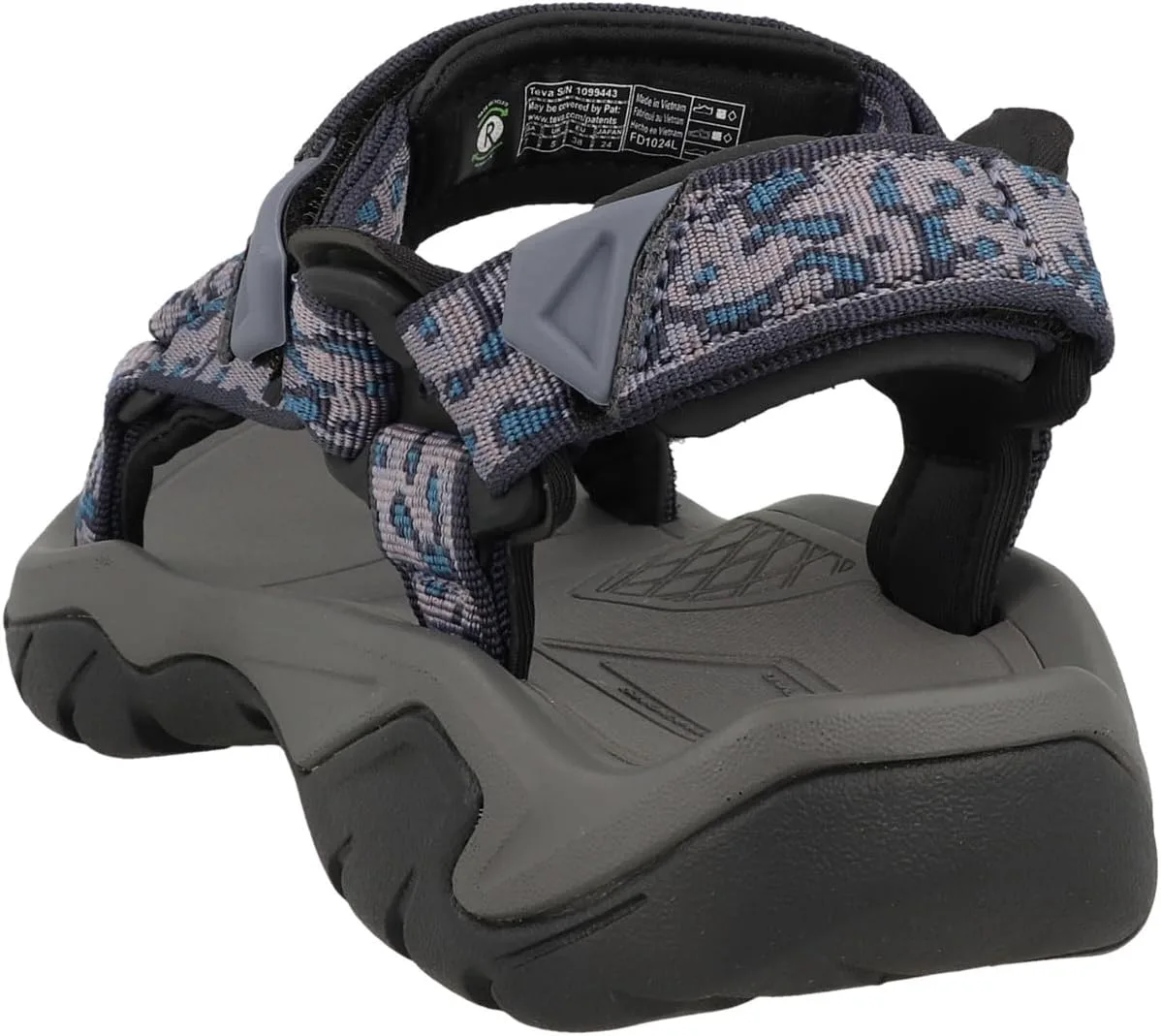 Мужские сандалии Teva Terra Fi 5 Universal из кожи, серый — фото 4
