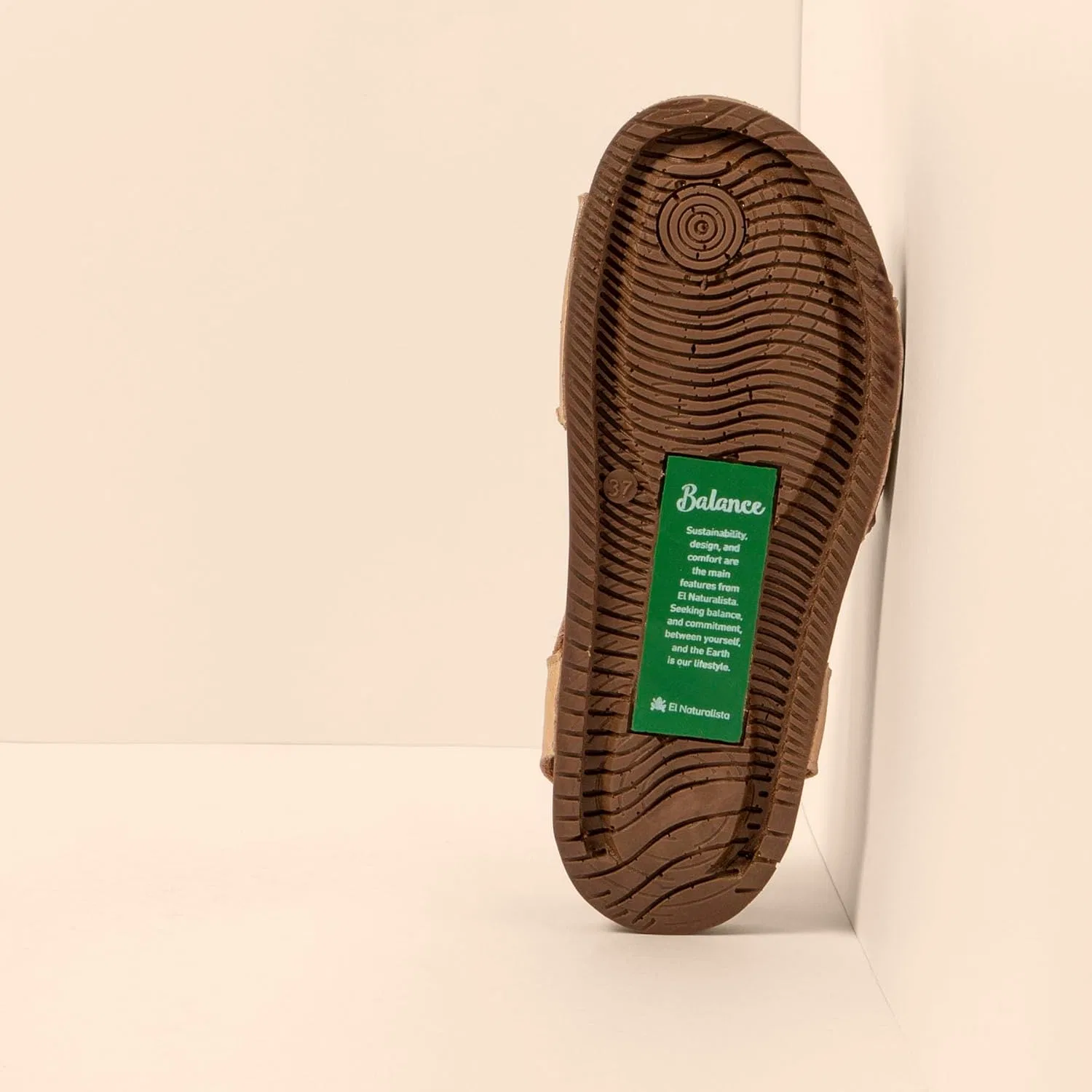 Сандалии El Naturalista Unisex N5799 Balance Flat, кремовый — фото 3