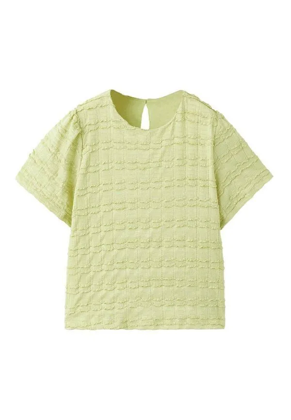 Детская блузка Mango Kids, Lime