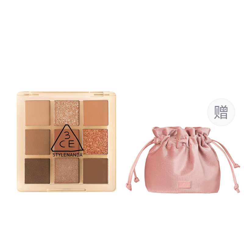 

Тени для век 9 Grid легко растушевываются шиммер натуральные 3CE