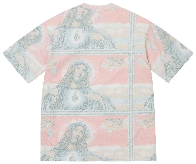 Футболка с коротким рукавом Supreme Jesus, разноцветная, мультиколор — фото 2