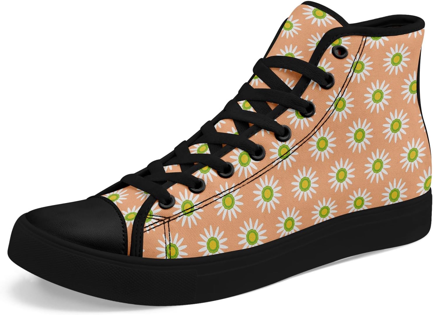 

Кеды на высоком подъеме весна-лето для мальчиков и девочек, дышащие, легкие, с удобной резиновой подошвой, повседневная обувь для улицы Awsole, черный