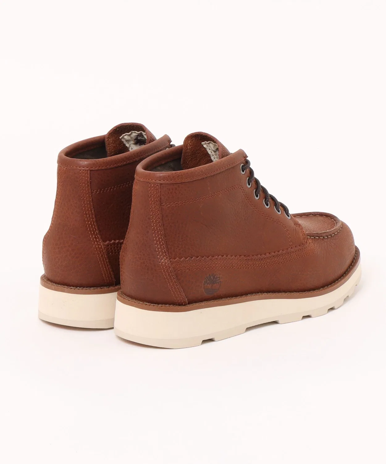 Ботинки Timberland Britton Mills Mid Lace Chukka из натуральной кожи, коричневые — фото 2