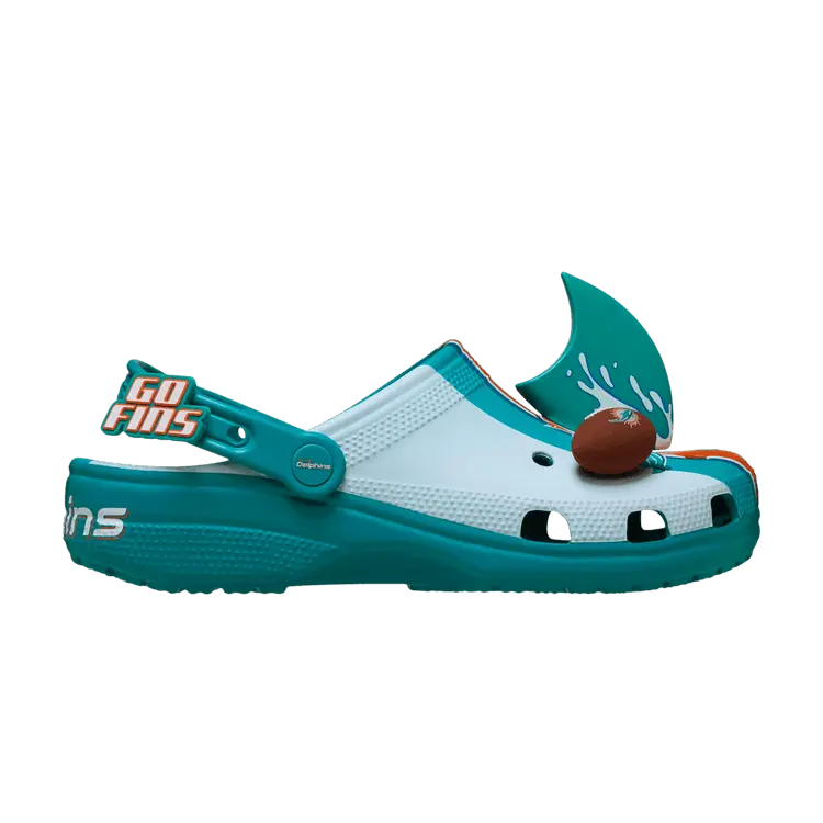 

Кроссовки Crocs NFL x Classic Clog, Miami Dolphins