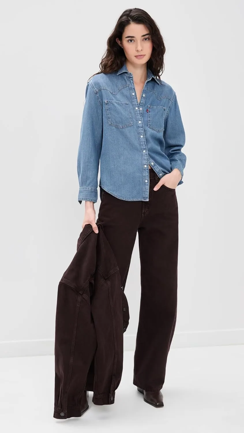 Женская рубашка Levi's Teodora в стиле вестерн, Going Steady 7 — фото 3