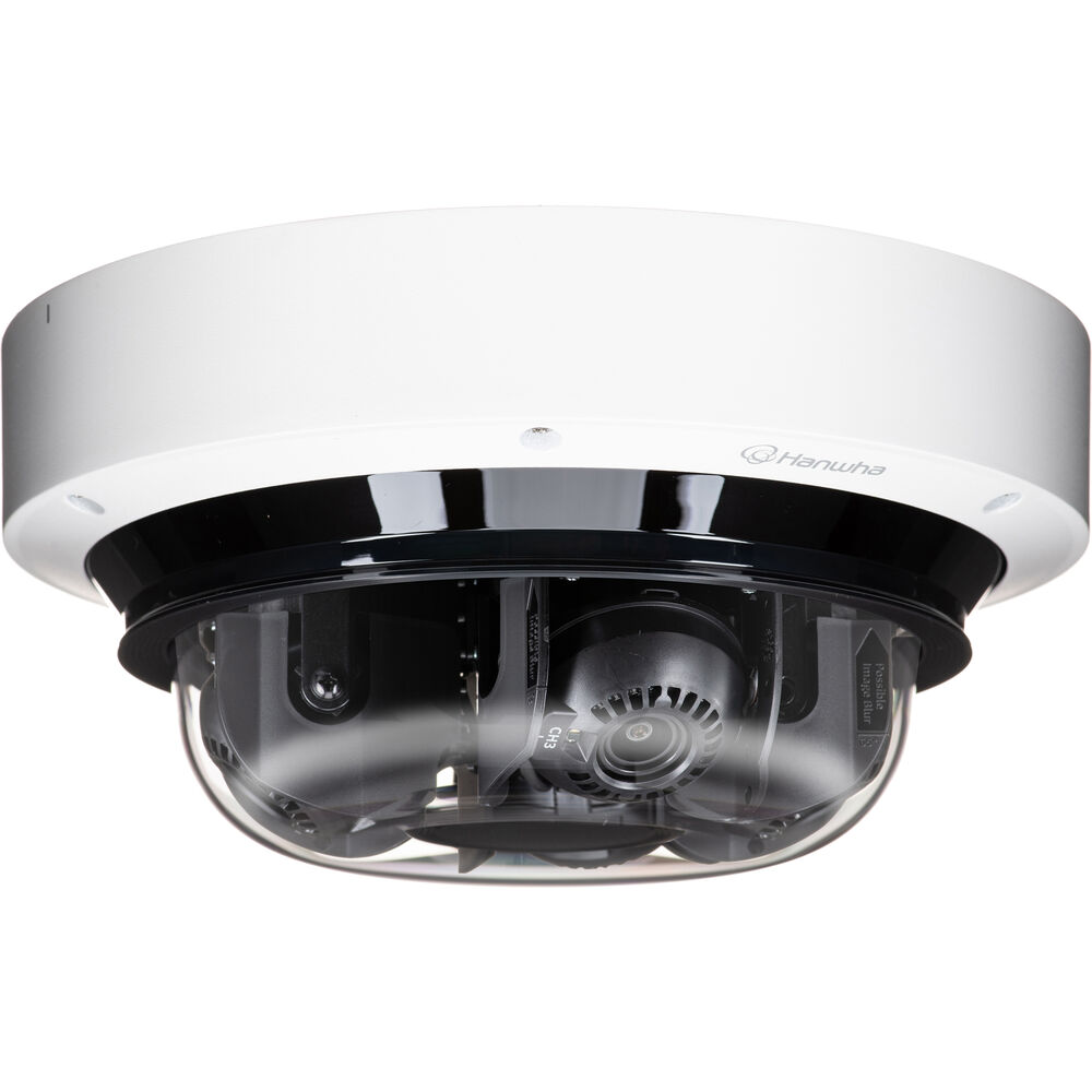 

Уличная сетевая купольная камера Hanwha Vision 4 x 4 Мп с ИК-подсветкой, 4 каналами и искусственным интеллектом, с объективами 3,3-5,7 мм