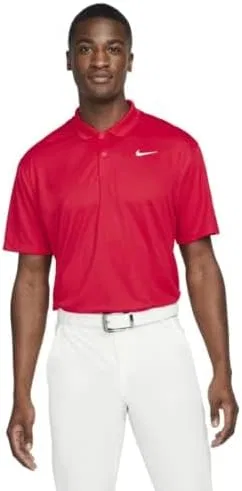 Мужское поло Nike Dri-FIT, University Red/White
