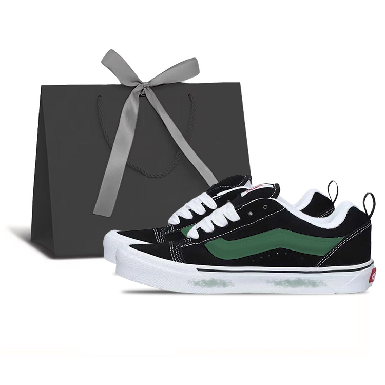 

Knu Skool износостойкие и легкие низкие кроссовки для скейтбординга Unisex Vans, оливковый зеленый