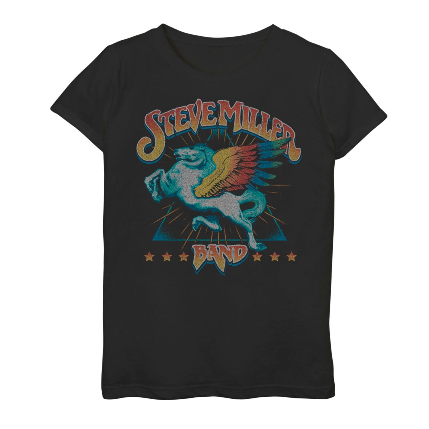 

Футболка с рисунком Steve Miller Band для девочек в стиле ретро с рисунком единорога Licensed Character