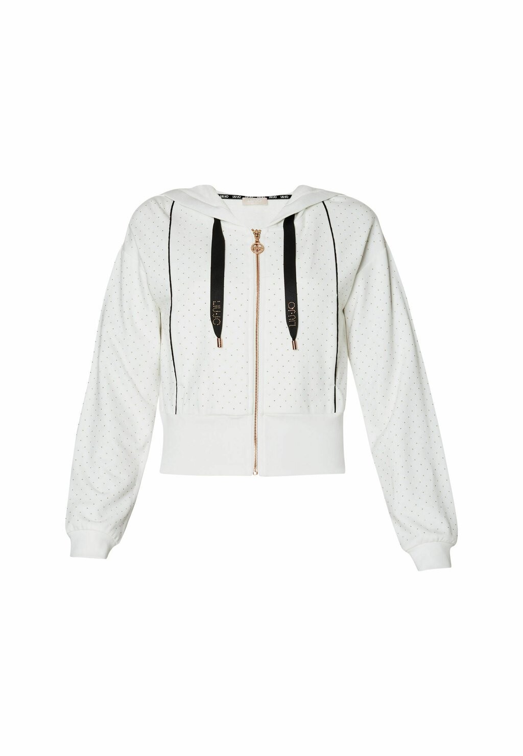 

Толстовка на молнии STUDDED LIU JO, белый