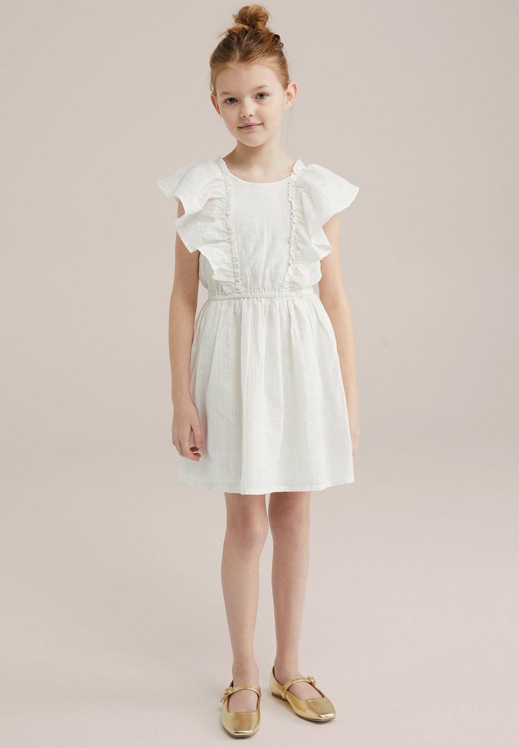 

Повседневное платье WE Fashion, белый