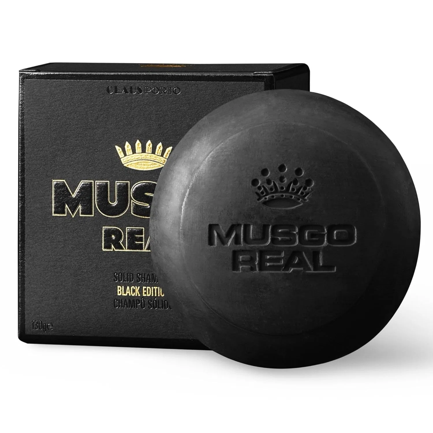 Твердый шампунь-мыло Black Edition от Musgo Real Claus Porto