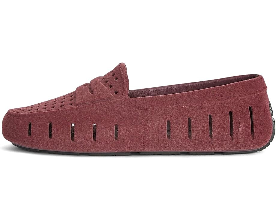 Лоферы Floafers Posh Driver Faux Suede, цвет Burgundy Vegan Suede — фото 4
