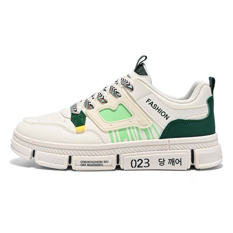 

Sportful Мужские устойчивые к истиранию дышащие низкие скейтбордские кроссовки Green, цвет Green