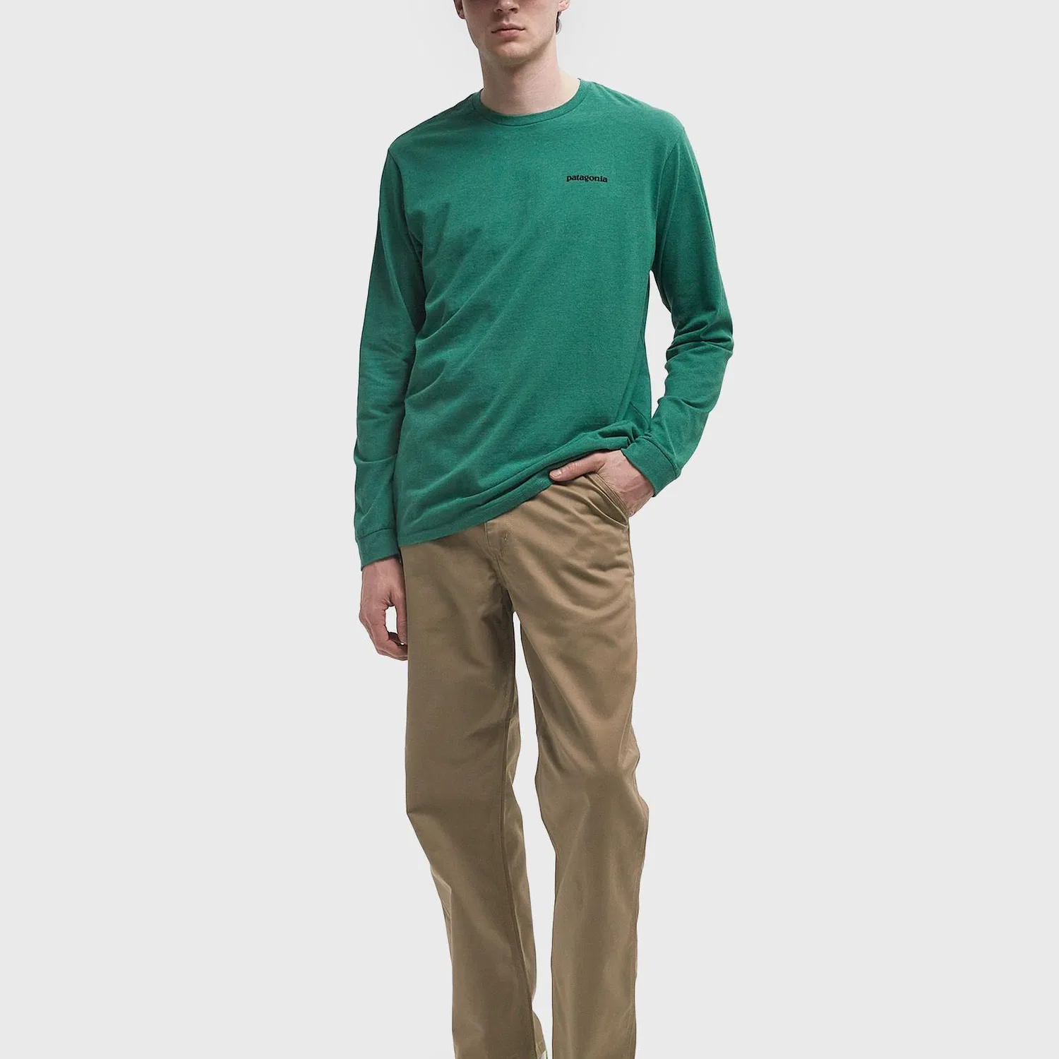Футболка Patagonia Responsibili Tee Green — фото 4