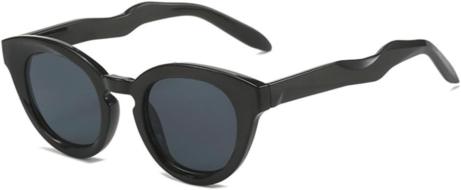 

Солнцезащитные очки LVTFCO Fashion с овальными прозрачными линзами Ocean Gradient, женские, с защитой от УФ-излучения UV400, винтажные, голубые, розовые, мужские, Black Gray