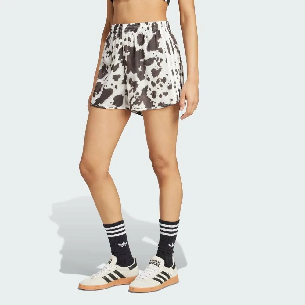 Шорты Originals из атласа Adidas, multicolor