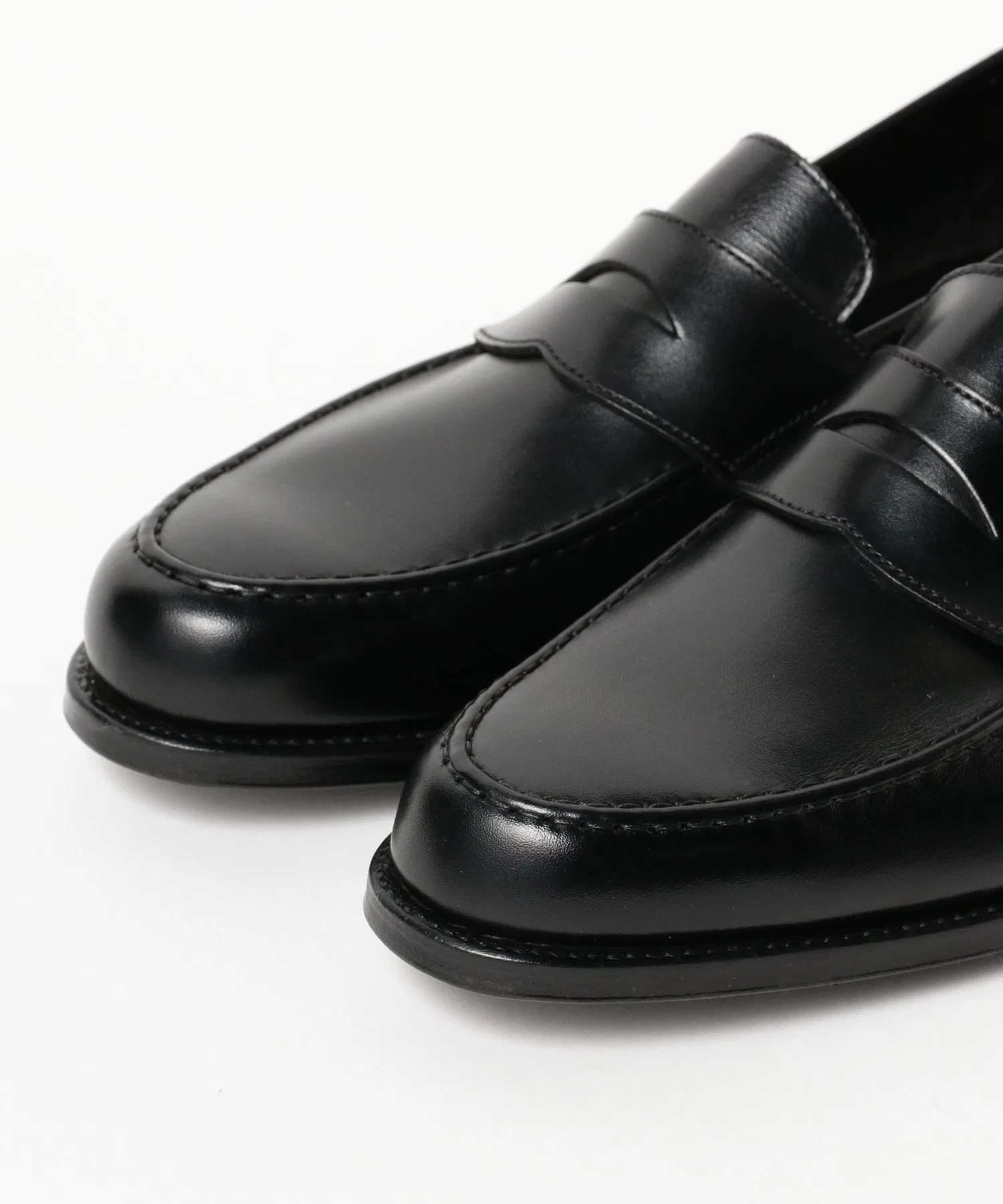 Мужские кожаные лоферы CROCKETT&JONES MAINE2 чёрные — фото 2