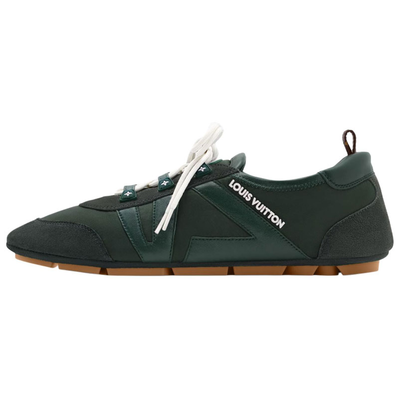 LOUIS VUITTON Кроссовки Sneakerina Low top повседневные женские Green