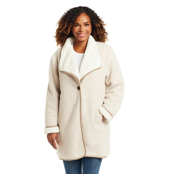 

Женский реверсивный кардиган с подкладкой из шерпы Weathercast, Beechwood