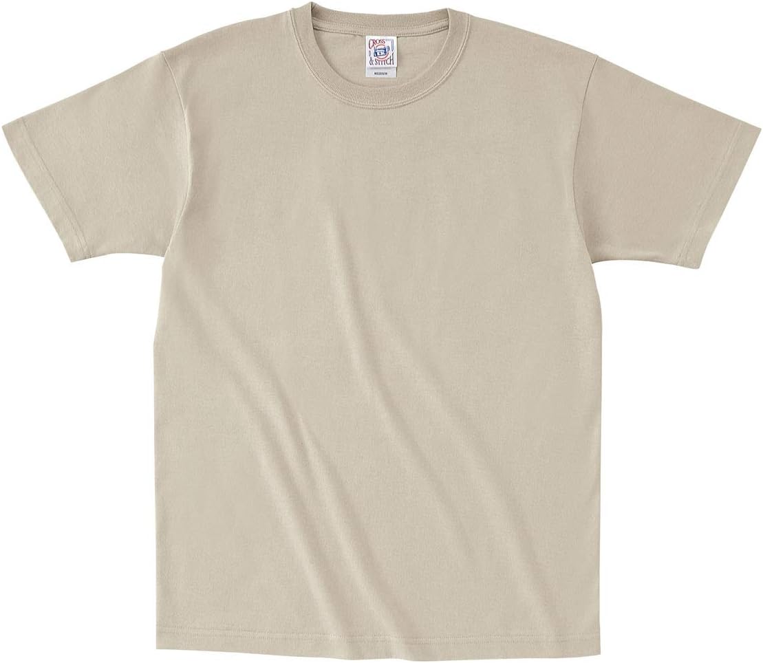 

Футболка с коротким рукавом Cross and Stitch OE1116 Open End Maxweight, мужская и женская Cross Stitch, серый