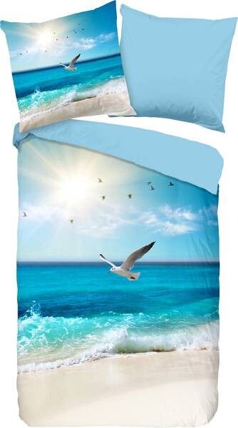 

Двустороннее постельное белье Good morning 206333 2-teilig, 135x1x200 см, синий