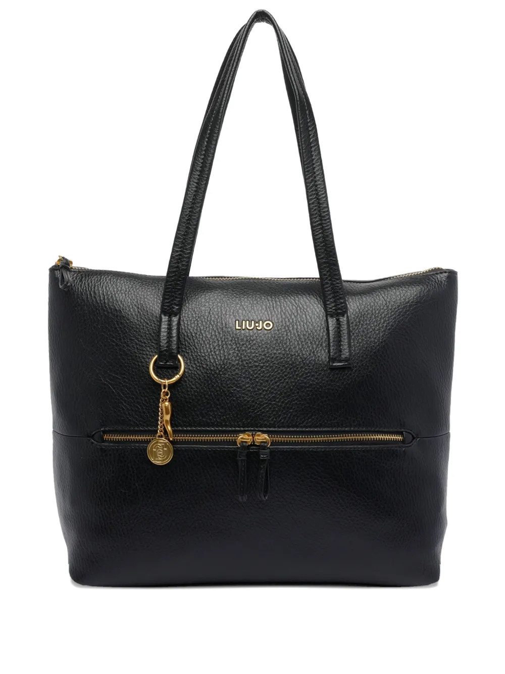 

Сумка на плечо с застежкой-молнией и логотипом LIU JO, черный