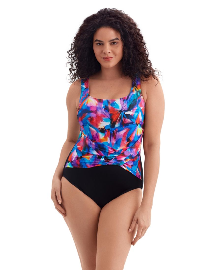 

Женский купальник-бижутерия с длинным торсом и блестящим поясом, украшенный бисером Longitude, Brushpainter