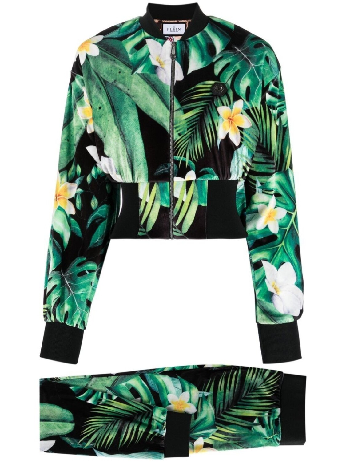 

Philipp Plein спортивный костюм с принтом Hawaii, зеленый