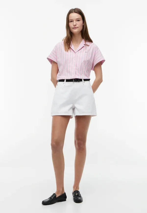 Блуза Tommy Hilfiger, цвет лакрица/розовый — фото 2