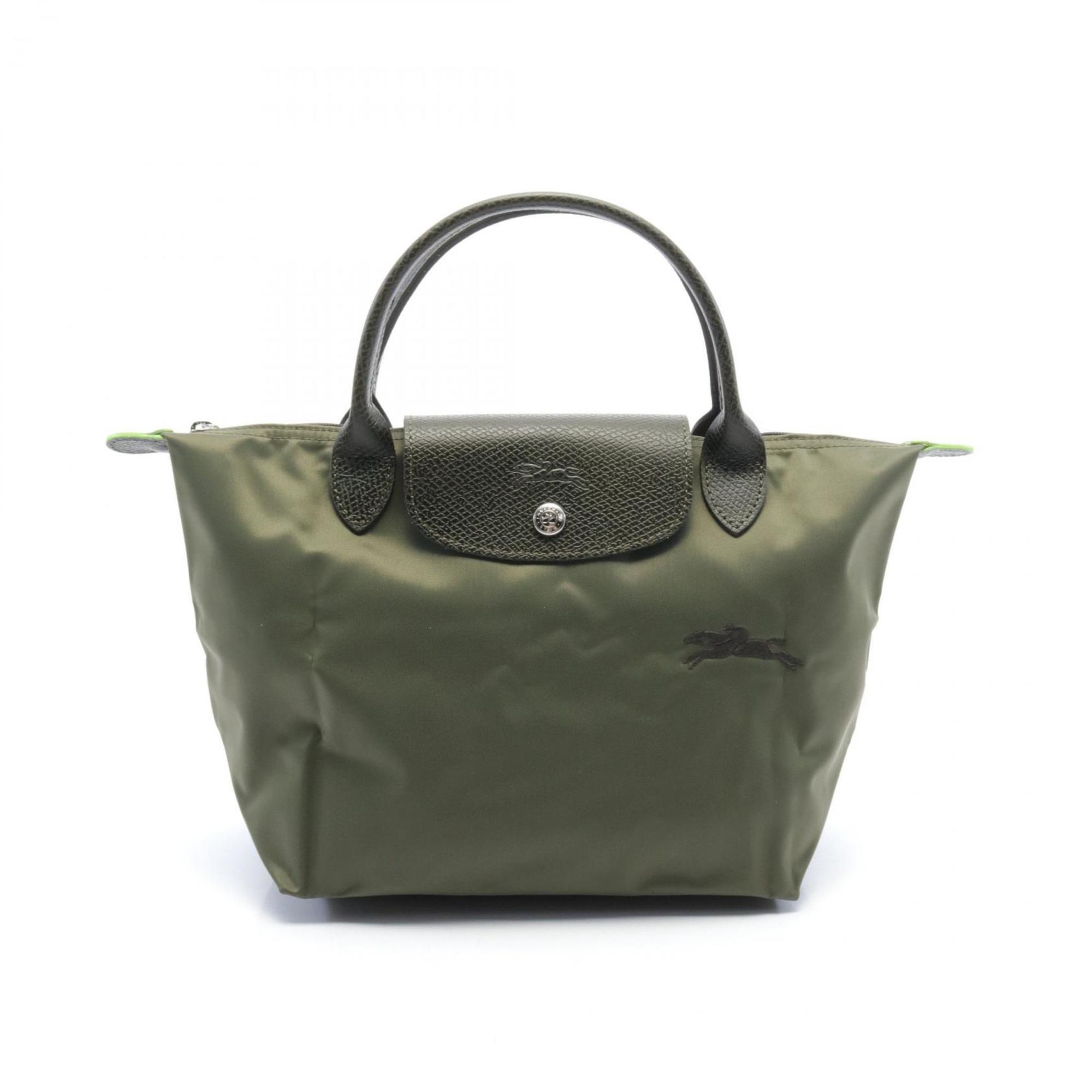 

Сумка-тоут Longchamp из нейлоновой кожи, хаки