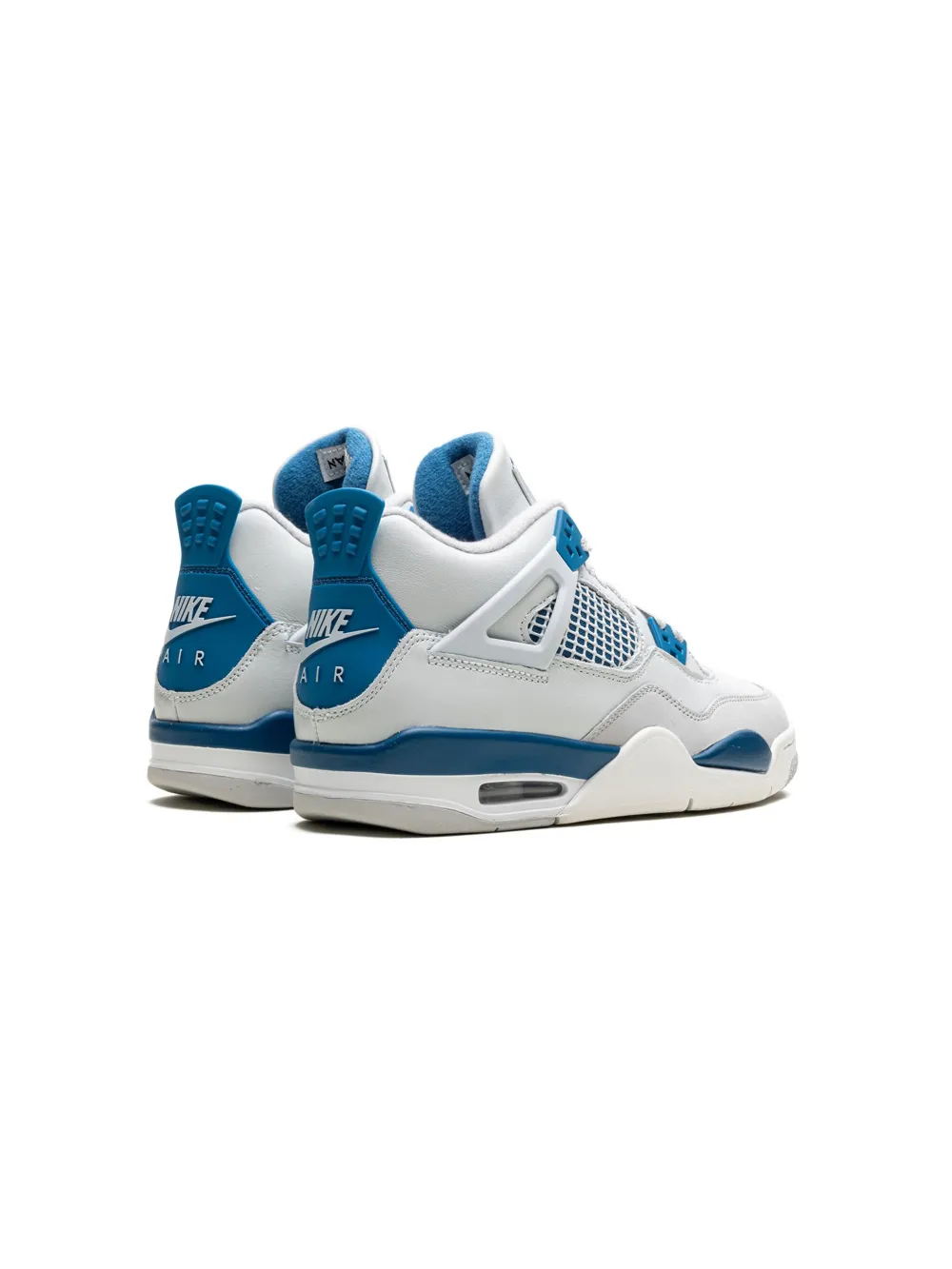 Кроссовки Air Jordan 4 'Military Blue' Jordan Kids, белый — фото 3