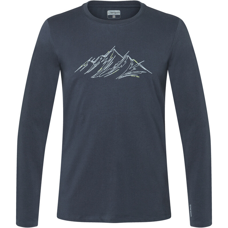 

Мужская рубашка с длинным рукавом Bergzeit Bergzeit Basics, серый