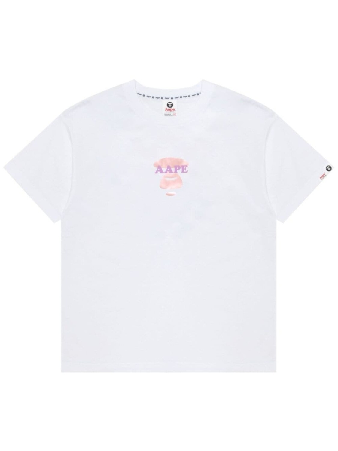

AAPE BY *A BATHING APE футболка с логотипом, белый